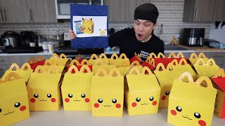 Eating McDonald's Happy Meals until I get EVERY POKEMON CARD!!