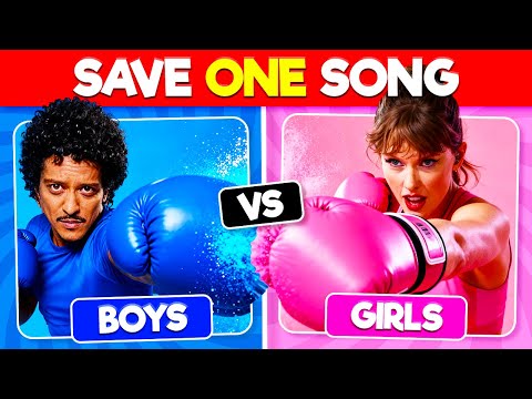 Save One Song 💙 Boys vs 🩷 Girls !!