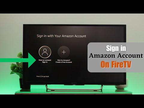 Fire TV : Sign in to Amazon Account! [How to on Stick/Cube]