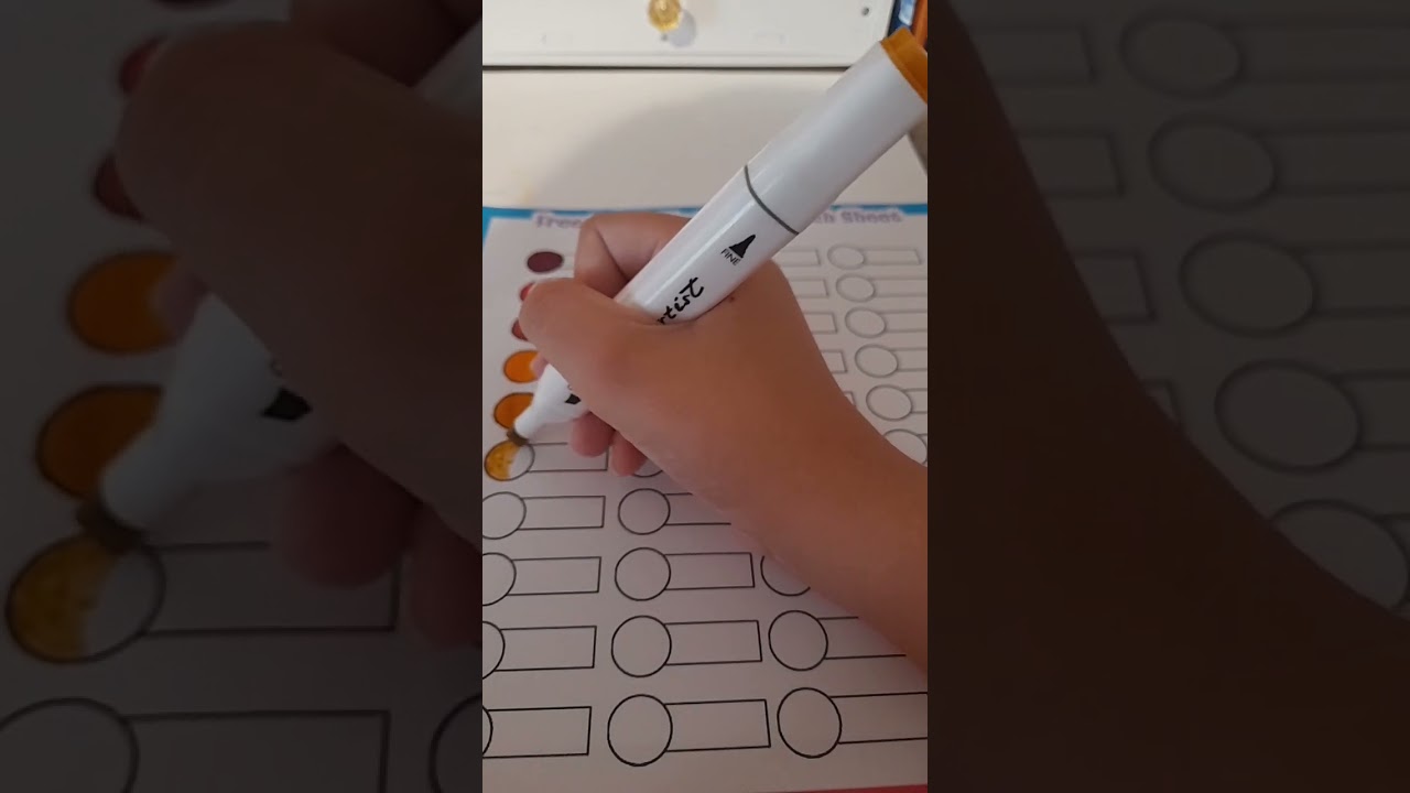 Marker Swatch Sheet🌈