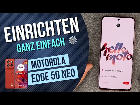 Motorola edge 50 NEO initial setup
