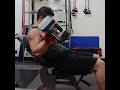 丸太腕をつくる! インクラインダンベルカール 40ポンド