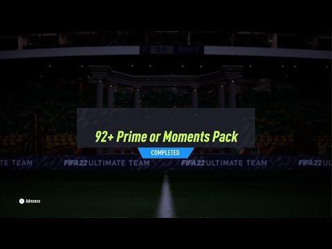 92+ Prime or Moments Pack FIFA 22