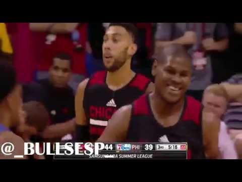 Denzel Valentine Full Highlights vs 76ers (2016.07.10) | 13 Pts, 6 Reb