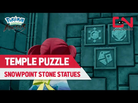 Pokemon Legends: Arceus SNOWPOINT TEMPLE PUZZLE