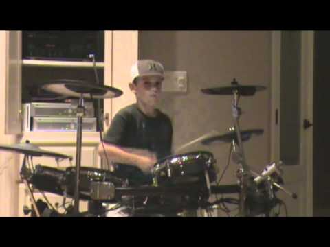Johnny drums age 7