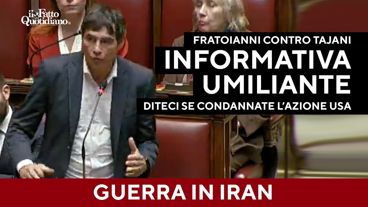 Fratoianni: "Informativa di Tajani e Crosetto sull'Iran umiliante, ci dicano quello che pensano"