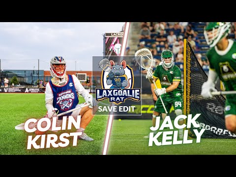 🧱🧱🧱 Colin Kirst (Cannons) vs. Jack Kelly (Redwoods) - Overtime Thriller! - PLL Goalie Save Edit