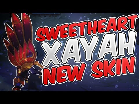 SWEETHEART XAYAH SKIN SPOTLIGHT - Full Gameplay - Sweetheart Xayah and Rakan New Skins - JustKrp