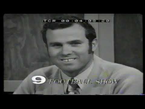 1970 Lindsay head announces his retirement on Channel 9 Footy Show 327 games 519 goals