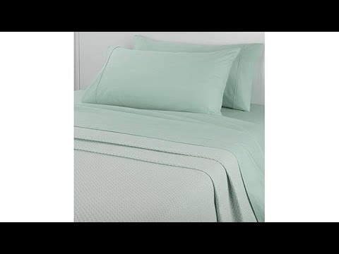 Concierge Collection 100% Cotton Sheet and Blanket Combo