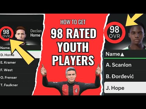 How To Get 98 RATED Potential Youth Academy Players! 🚨🚨