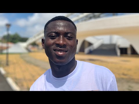 Sheriff Abdul Rashid wins U18 boys heat 3. ( 10.98sec. ) GFH finals. Cape Coast 2022.