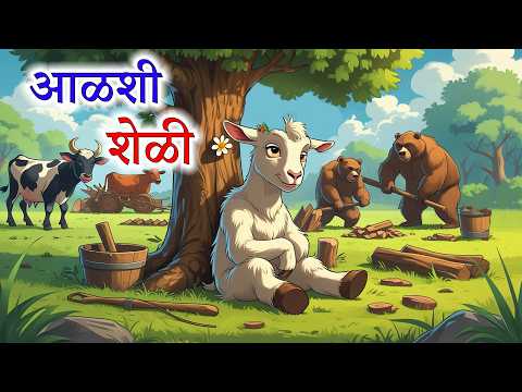 आळशी शेळी | Marathi goshti | Marathi Story | Marathi kahani |