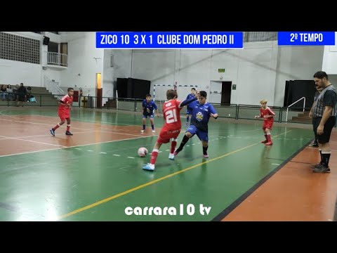 COPA BAHAMAS DE FUTSAL 2022  CATEGORIA SUB-13 - ZICO 10 X CLUBE DOM PEDRO II - 2' Tempo