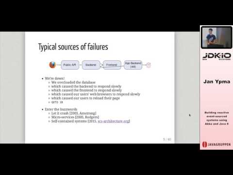 JDK IO 2016 - Jan Ypma - Building reactive event-sourced systems using Akka and Java 8