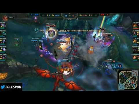 AUR ( Zergsting Veigar ) VS SUP ( Dumbledoge Leona ) Özet 2.HAFTA 2.MAÇ