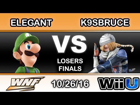WNF 4.1 - eM | Elegant (Luigi) Vs. INF | K9sbruce (Sheik) Losers Finals - Smash Wii U