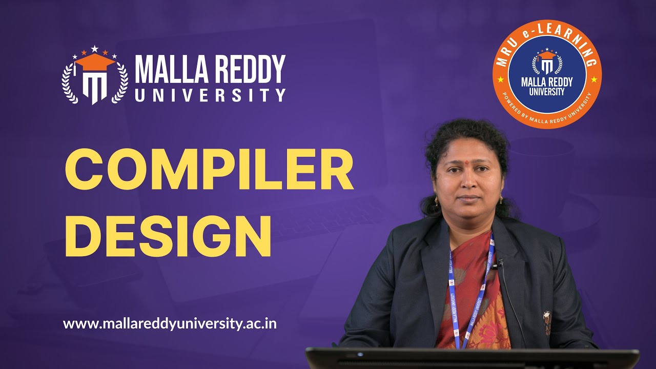 Compiler Design | Phases of Compiler, Parsing & Code Generation | MRU E-Learning