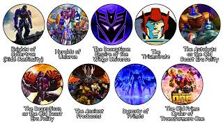 Every Extinct Transformers Faction Explained