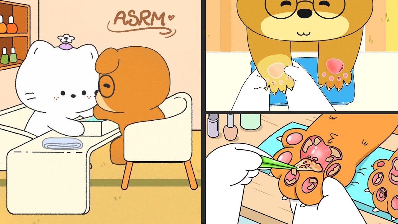 Mizu’s Hand Care for Dr. Higo After a Long Day of Dental Work | ASMR Animation | Life in Shirakawa