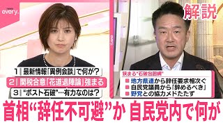 【解説】首相“辞任不可避”か　自民党内でいま何が