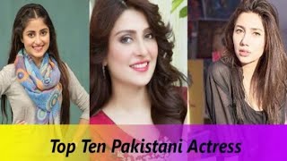 TOP 10 beautiful Pakistani female actress 2022