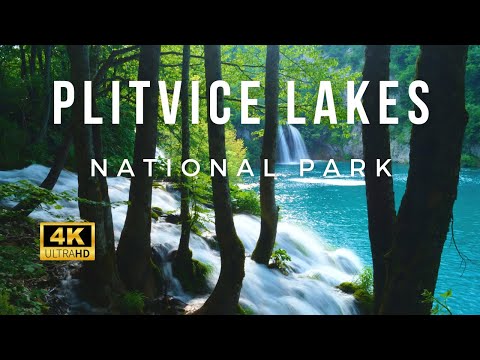 Tour to Plitvice Lakes, Croatia - with descriptions | 4K