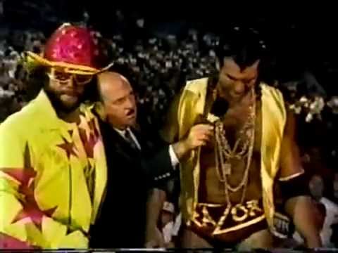 Mean Gene interviews Macho Man/Razor Ramon interrupts (09-14-1992)