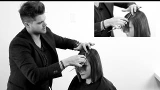 CUTTING A PERFECT SIDE BANG - HOW TO CUT A SIDE SWEPT BANG - HAIRCUT FRINGE
