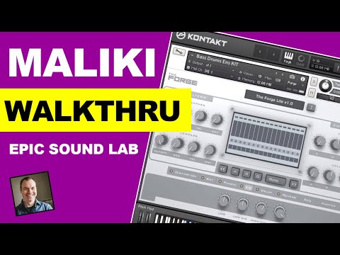 Maliki - epic trailer drums walkthrough (not a review)