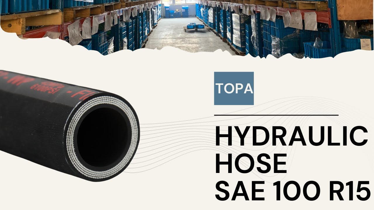 SAE 100 R15 Steel Wire Spiraled Hydraulic Hose with Solid Structure