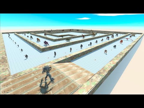 One Shot Scourge Death Run Vs All Units - Animal Revolt Battle Simulator