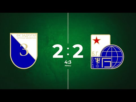FK "Zadrugar" - FK "Borac" (Bački Gračac) | 2:2 (6:5 nakon penala); Kup Odžaci 2025