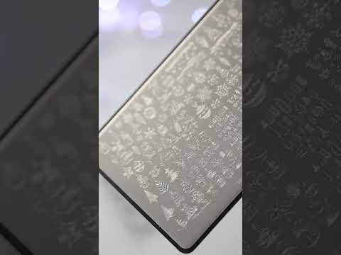 Пластина для стемпинга Saga металлическая зимняя , снежинки - фото 1 - id-p2441369426