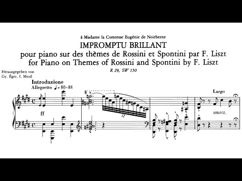 Liszt - Impromptu brillant sur des thèmes de Rossini et Spontini, S150 Op 3 (Hug)