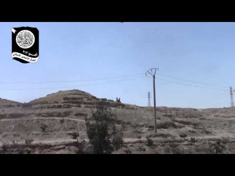 التصدي للطيران الحربي في حي العمال في مدينة دير الزور من قبل جيش الإخلاص الإسلامي