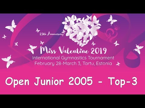 Miss Valentine Cup Tartu 2019 - Junior-2005 Top-3