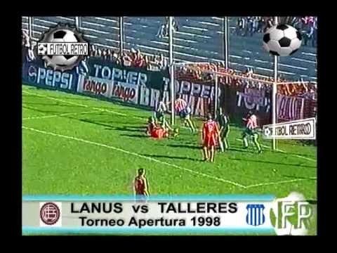 Lanus 1 vs Talleres 4 Apertura 1998 FUTBOL RETRO TV