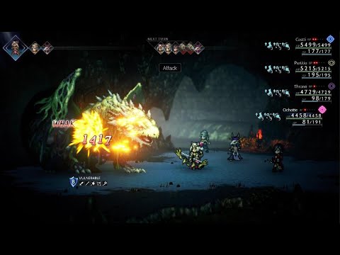 OCTOPATH TRAVELER II ochette provoke glitch 😍😍😅😅