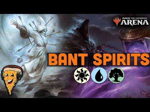 Bant Spirits - Rank up with quick & EZ games! - MTG Arena Explorer Gameplay - Shadows Over Innistrad