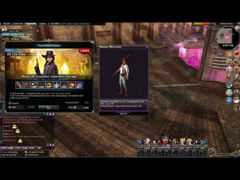 New Merc Wicked Bill Atlantica Online 2026 Pack Pass Upgrade