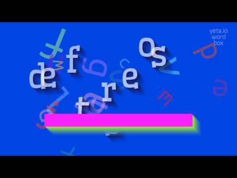 HOW TO PRONOUNCE DEFORESTS? #deforests