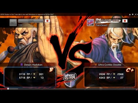 USFIV Gouken vs Gen "I was able to stun with Shitenketsu to opponent for the first time."