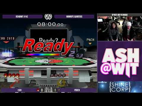 LSDX (Roy) vs Pooch (Samus) - ASH@WIT #143 Melee Winner's Quarters