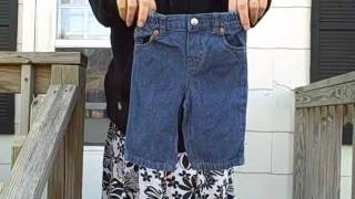 Levi Strauss Blue Jeans used Size 3-6 month baby Infant Children Youth Denim