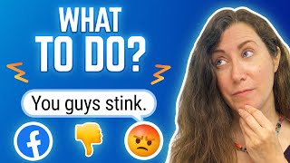 How To ANSWER BAD FACEBOOK REVIEWS (The Nice Way) 😊