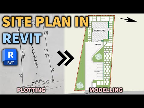 Plotting And Modelling Presentation Site Plans in Autodesk Revit 2024