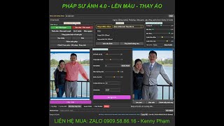 HƯỚNG DẪN SỬ DỤNG Pháp Sư Ảnh 4.0 - Lên màu, thay quần áo, ghép mặt.