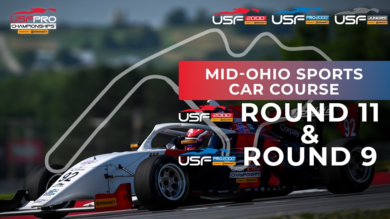 Racing On The Fourth Of July! USF2000 Race 2 and USF Pro 2000 Race 2 Back-To-Back at Mid-Ohio!